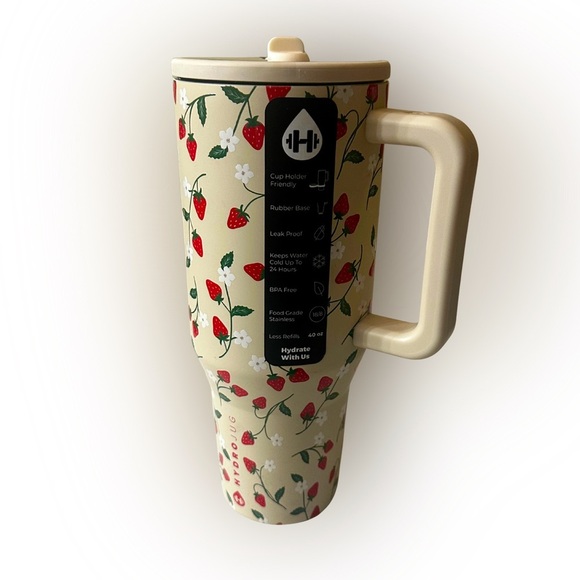 HydroJug Strawberry 🍓 Mug - 40oz - Picture 1 of 2